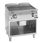 Giorik 800mm - Smooth/Ribbed Mild Steel Plate On open base FMG941GFT - Hospitality Connect