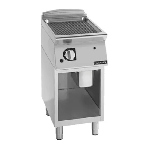 Girorik 400mm - Ribbed Mild Steel Plate On open base FRG72GFT - Hospitality Connect