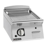 Girorik 800mm - Ribbed Satin Chrome Plate Countertop FRE741TCRXT - Hospitality Connect