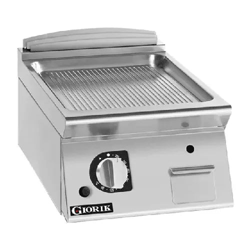 Girokrik 400mm - Ribbed Satin Chrome Plate Countertop FRG72TCRXT - Hospitality Connect