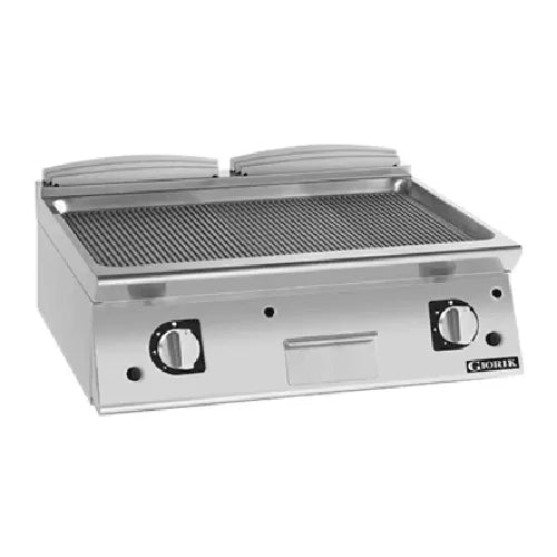 Girorik 800mm - Ribbed Mild Steel Plate Countertop FRG741TFT. - Hospitality Connect