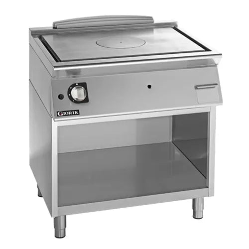 Giorik 700 Series Gas Solid Top 800mm Wide - Gas On open base TG740GT. - Hospitality Connect