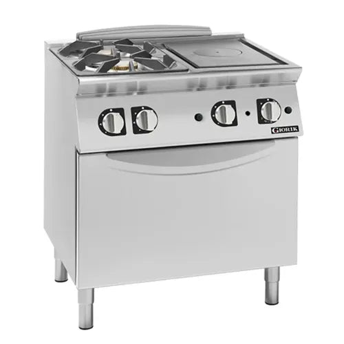 Girorik 2 x Gas Burners / 400mm Wide Target Top On standard gas oven TG74FTLT. - Hospitality Connect
