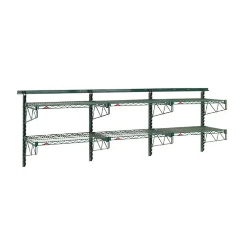 Metro 2 Tier Adjustable Wall Shelving 18 x 48 - Hospitality Connect
