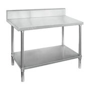 Modular Workbench with Splashback WBB6-0900A. - Hospitality Connect