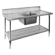 Modular Single Centre Sink Bench with Pot Undershelf SSB7-1800CA. - Hospitality Connect