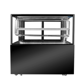 Bonvue Black Trim Square Glass static cooling Sushi Display Cabinet SSD120-2XB
