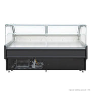 Tecnodom Serie MR Black 1520mm Wide Deli Display with Storage and Castors TDMR-0915B - Hospitality Connect