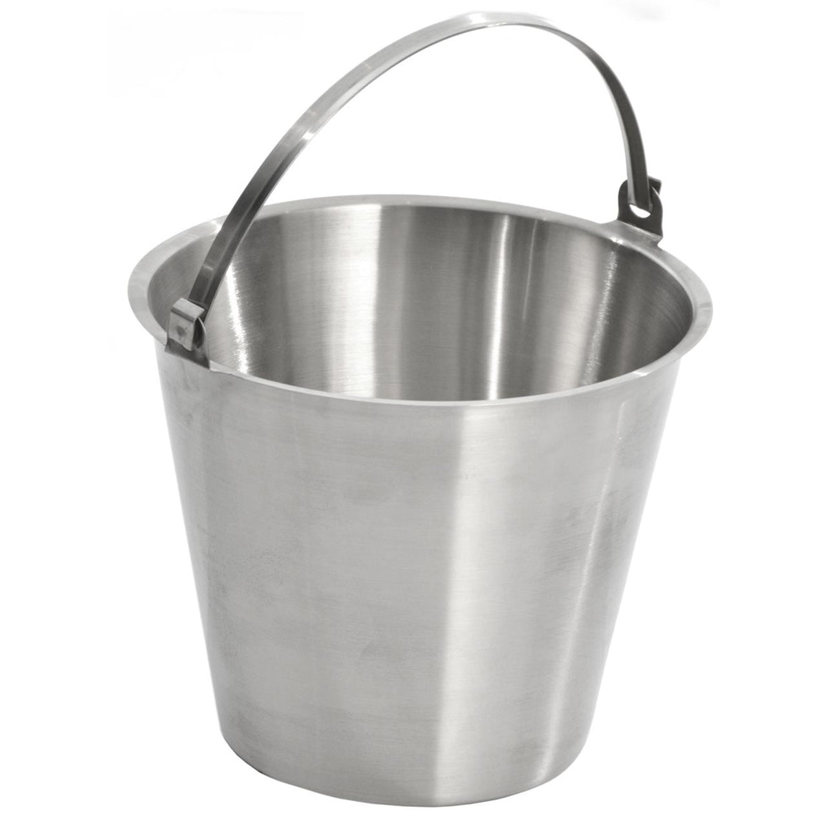 KH WATER PAIL BUCKET WITH HANDLE 13LT S/STEEL