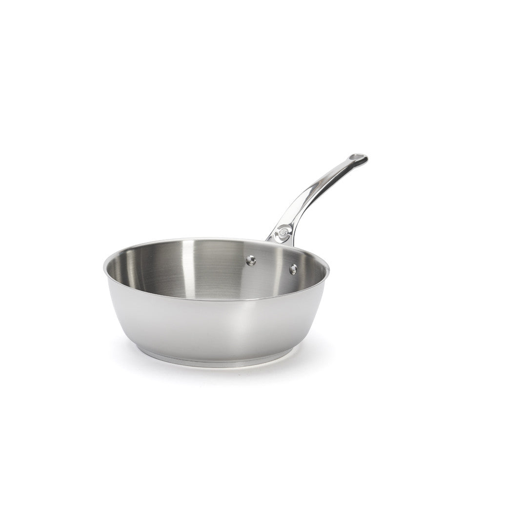 DEBUYER MILADY Stainless Steel Conical Saute Pan, 24cm