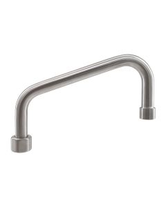 3Monkeez stainless steel pot filler spout with aerator, 8-inch, WELS 3-star rated, 8LPM flow rate, for kitchen sinks