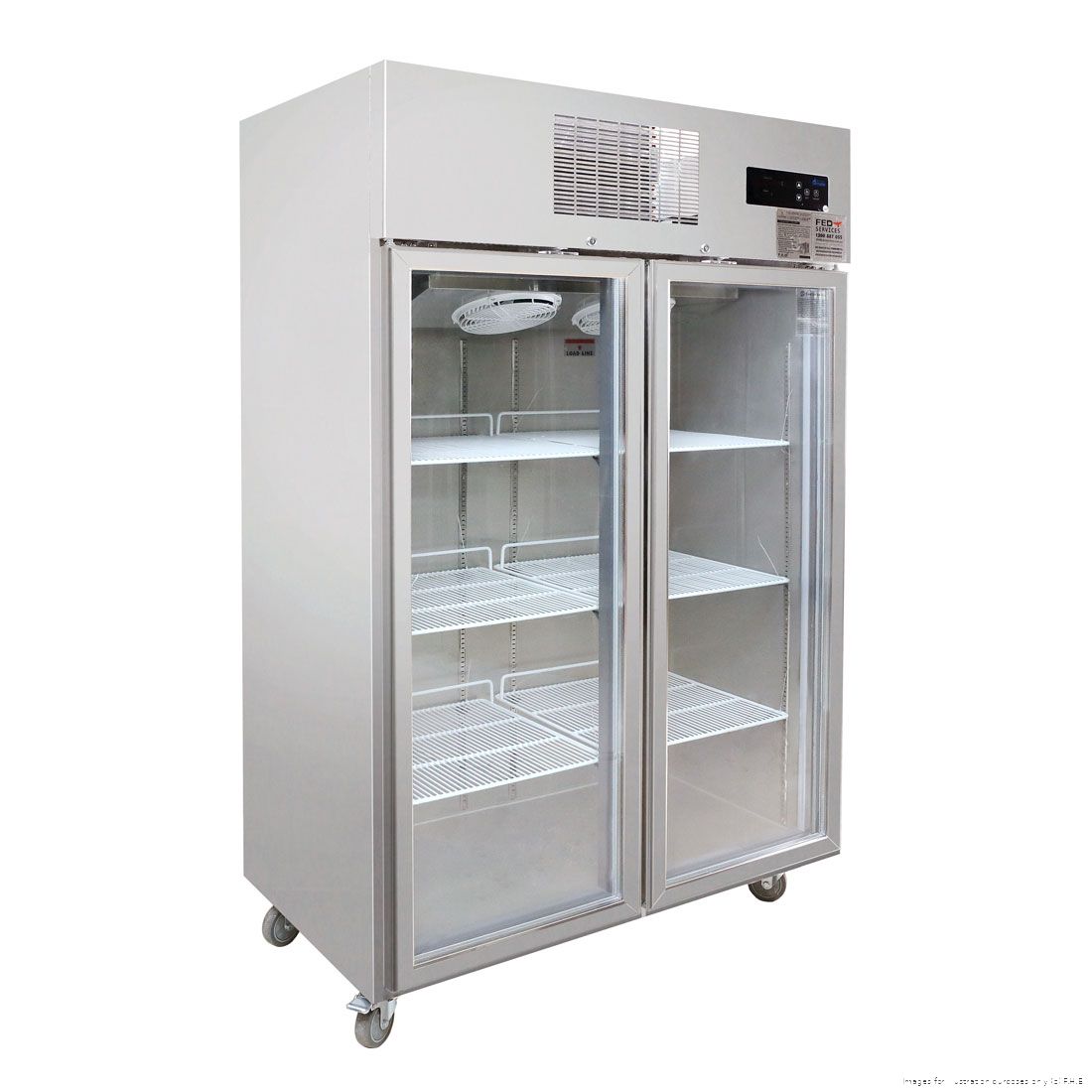 Thermaster SUFG1000 Double Door Display Freezer, image 2
