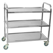 KH 3 TIER TROLLEY 950 x 550 x 940mm S/STEEL