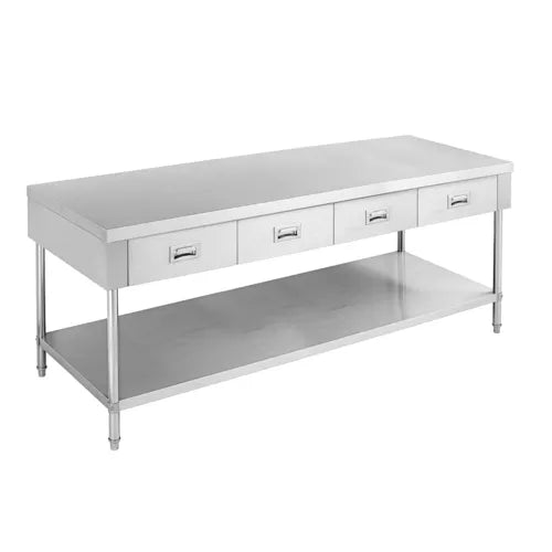 Modular Work bench with 4 Drawers and Undershelf SWBD-7-1800. - Hospitality Connect