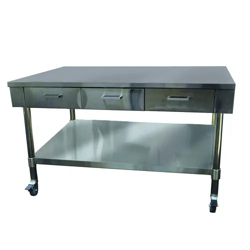 Modular Work Bench with 3 Drawers and Under Shelf - SWBD8-3. - Hospitality Connect