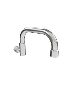 3Monkeez Guardian fixed straight sink spout with wall mount, 1/2" FI BSP, 190mm projection, WELS 3 star, 8LPM, no stops