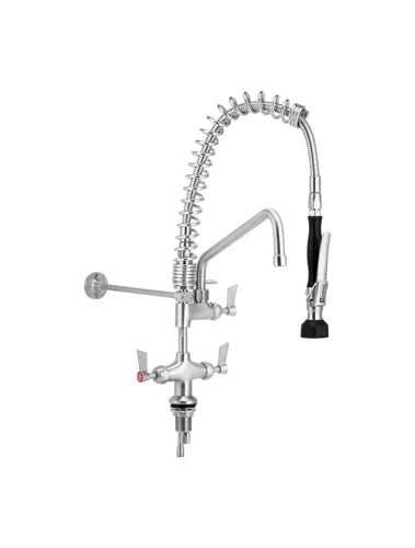 3Monkeez  DUAL HOB PRE RINSE UNITS - COMPACT Inc 12" Pot Filler T-3M53058-C - Hospitality Connect
