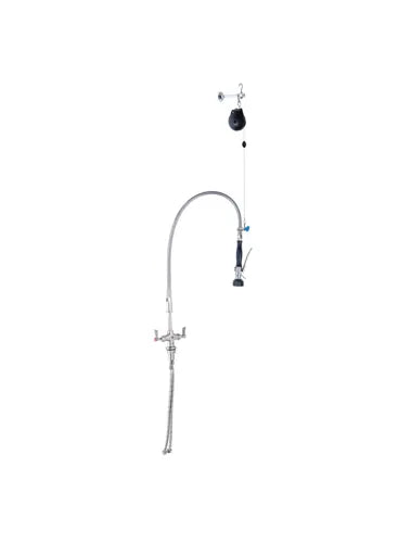 3Monkeez DUAL HOB PRE RINSE UNIT WITH LINE RETRACTOR No Pot Filler T-3M53500 - Hospitality Connect
