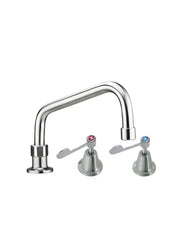 3Monkeez HOB MOUNT AND BASIN STOPS WITH SPOUT 12" Spout T-3MHS12 - Hospitality Connect