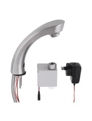 3Monkeez STAINLESS STEEL INFRARED SENSOR TAPS - HOB MOUNTED Mains With Temp Valve T-3MSS-HMSTM-TV - Hospitality Connect