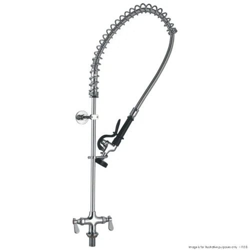 Sunmixer Pre Rinse Unit with 510mm Riser and 1118mm Hose T98001-1 - Hospitality Connect
