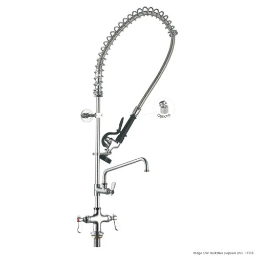 Sunmixer Pre Rinse Unit with Add-on faucet and 305mm Swing Nozzle T98001-2 - Hospitality Connect