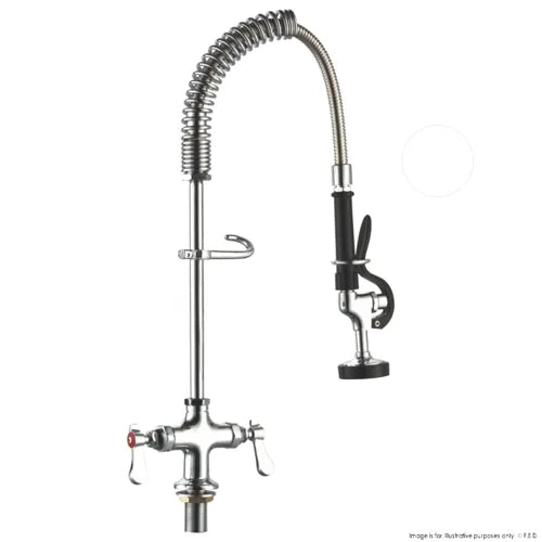 Sunmixer Mini Pre Rinse Unit with 180mm Riser and 560mm Hose T98001MN-1 - Hospitality Connect