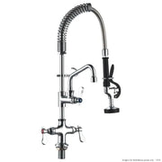 Sunmixer Pre Rinse Unit with Add-on Faucet and 152mm Swing Nozzle T98001MN-2 - Hospitality Connect