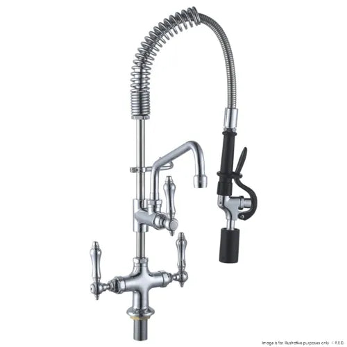 Sunmixer Pre Rinse Unit with Add-on Faucet and 152mm Swing Nozzle T98001MN-2C - Hospitality Connect