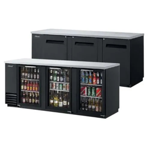 Turbo Air Glass 3 swing doors Left Side TBB-4SGD - Hospitality Connect