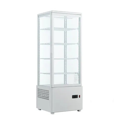 Thermaster Four Sided Countertop Display Fridge 447x400x1194mm TCBD108L. - Hospitality Connect