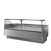 Tecnodom Serie MR 2480mm Wide Deli Display with Storage and Castors TDMR-0925. - Hospitality Connect