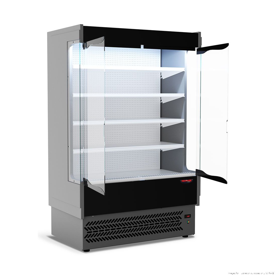 Tecnodom Vulcano Supermarket 2 Door Display TDVB80-CA-125