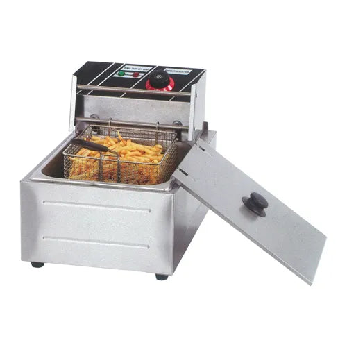 Benchstar Single Tank Electric Fryer 2.4kw - TEF-81KW. - Hospitality Connect