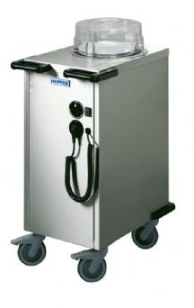 Hupfer TEH-1 V19-26 HEATED SINGLE PLATE DISPENSER MOBILE SUIT 190 TO 260MM PLATE TEH-1-V19-26 - Hospitality Connect