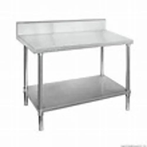 Modular  Economic 304 Grade Stainless Steel Table with splashback 900x600x900 0900-6-WBB. - Hospitality Connect