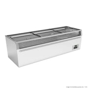 Thermaster 1105L Supermarket Island Freezer with Glass Sliding ds ZCD-L250G - Hospitality Connect