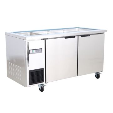 Thermaster 12*gn1/3 ventilated refrigerated saladette,1500x700x800mm TL1500TN-12P