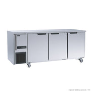 Thermaster 440L S/S Triple Door Bench Fridge TL1800TN-3D