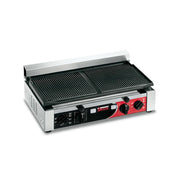 Sirman PD Top R-R Cast Iron Twin Control Countertop Hotplate with Ribbed Cooking Surface