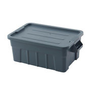 TRUST COMMERCIAL TOTE BOX & LID 708 x 434 x 272mm 53lt FOOD GRADE GREY (3011)