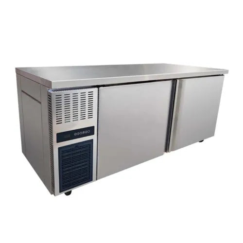 Thermaster Stainless Steel Large Double Door Workbench Fridge - TS1800TN. - Hospitality Connect