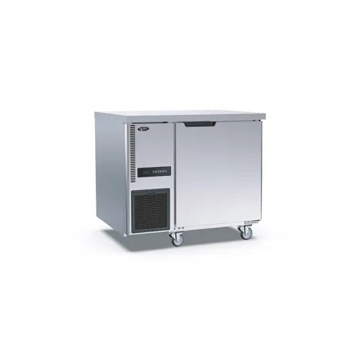 Thermaster Stainless Steel Single Door Workbench Fridge TS900TN. - Hospitality Connect