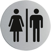Vogue Ladies/Gentlemen S/A Door Sign St/St - Hospitality Connect
