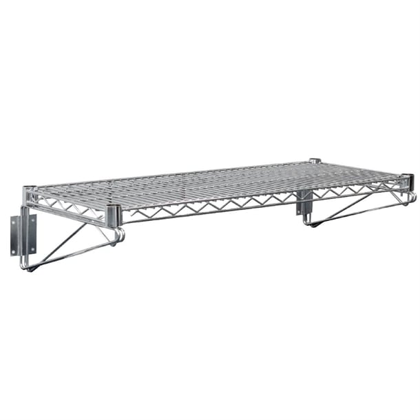Vogue Wire Wall Shelves St/St - 610x360mm 24x14"