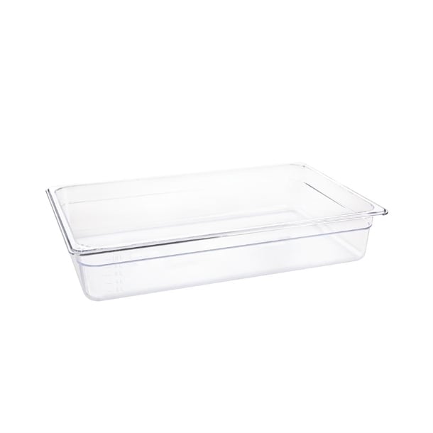 Vogue Clear Polycarbonate - GN 1/1 65mm
