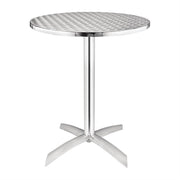 Bolero St/St Round Flip Top Bistro Table - 60cm U423 - Hospitality Connect