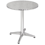 Bolero Round Table with Curved Edge Heavy Duty Base Dia - 60x72cm U425 - Hospitality Connect