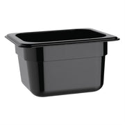 Vogue Black Polycarbonate - GN 1/6 150mm
