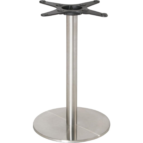 Bolero St/St Table Base Round ? 430x720mm
